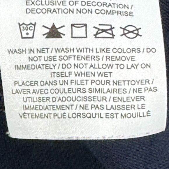 Nike Training Hoodie Mens S Blue Colorblock Graphic Arm Logo 1/4 Zip Sweatshirt - Picture 9 of 10